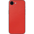 Red Carbon Fiber Specialty Texture Material iPhone 16e Skin